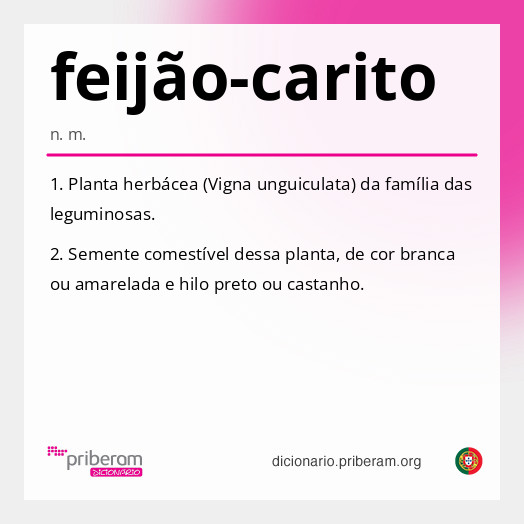 feijão-carito