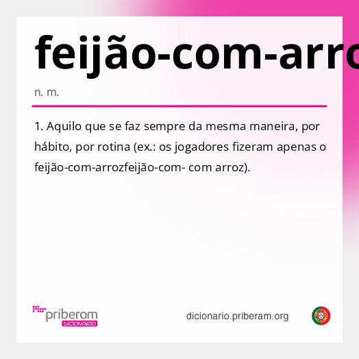 feijão-com-arroz