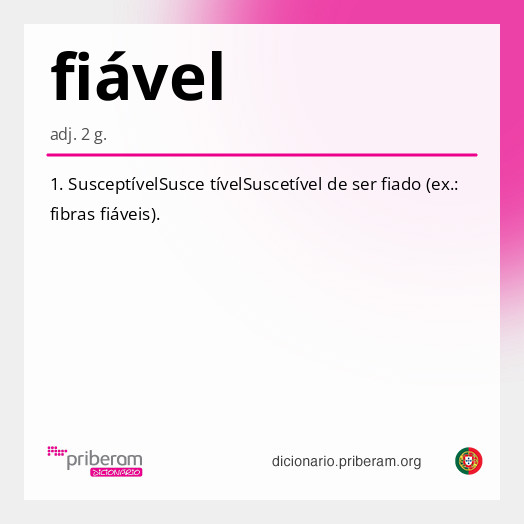 fiável