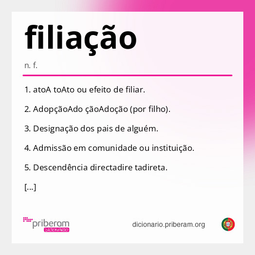 filiação