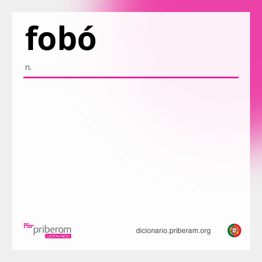 Significado de fobó