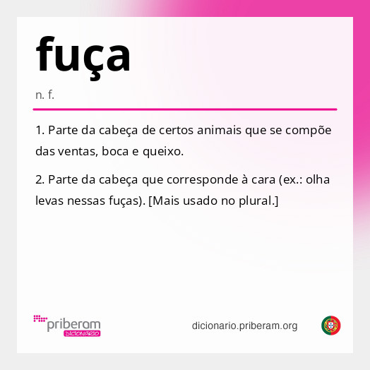 Significado de fuça