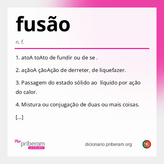 Significado de fusão