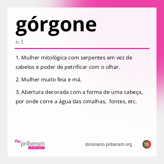 Significado de górgone