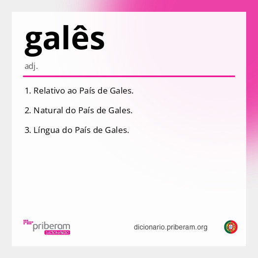 galês