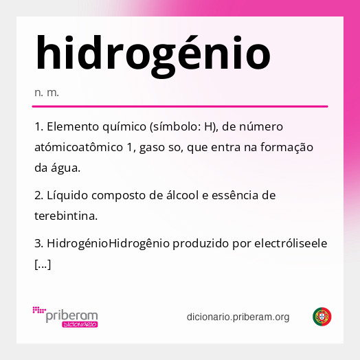 hidrogénio