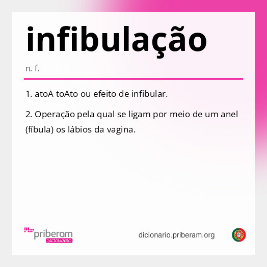 Significado de infibulação