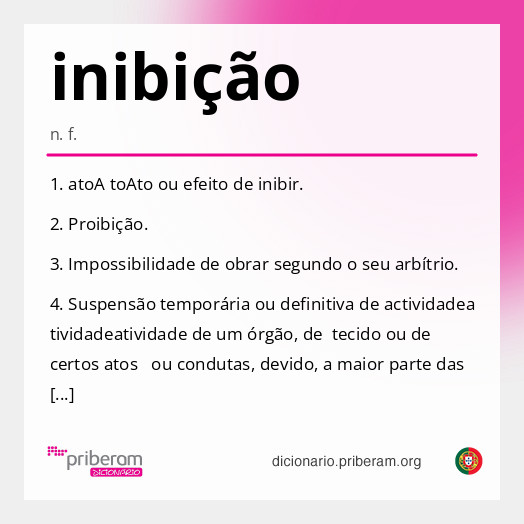 inibição