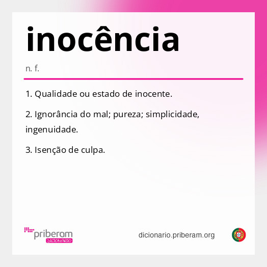 Significado de inocência