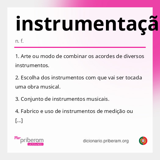 instrumentação