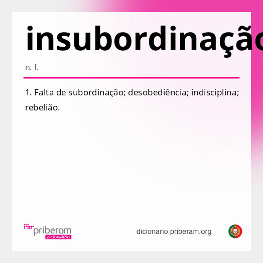 insubordinação