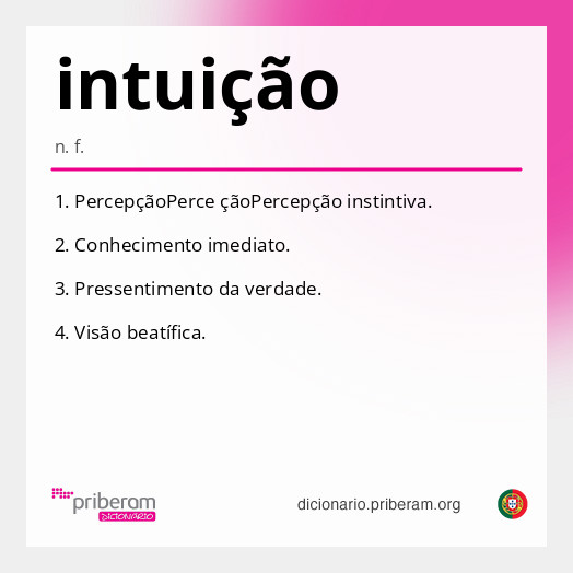 Significado de intuição