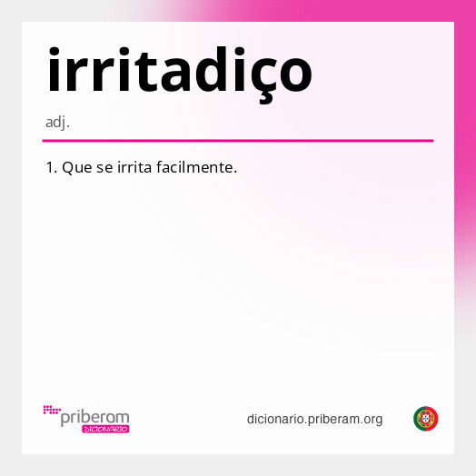 irritadiço