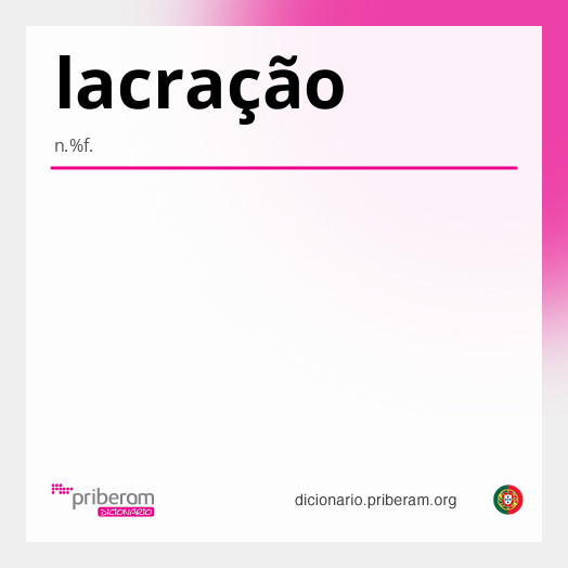 Significado de lacração