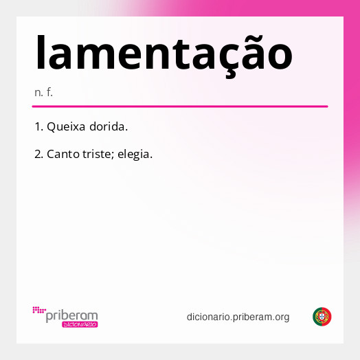 lamentação