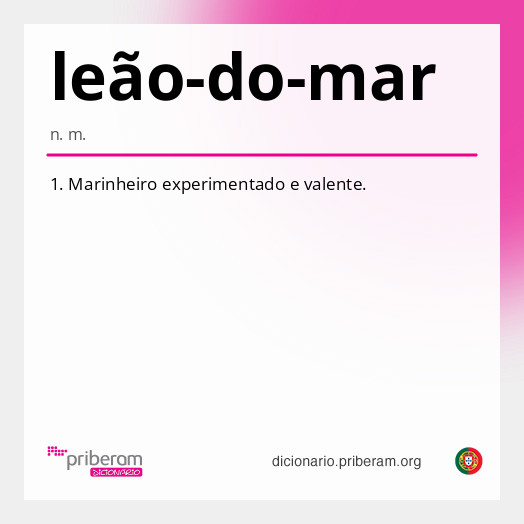 Significado de leão-do-mar