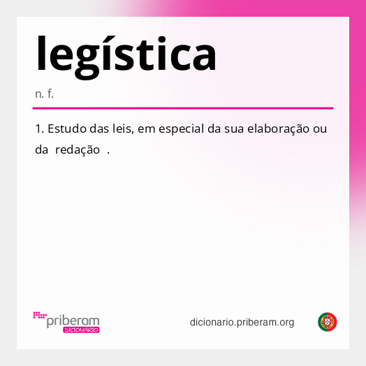 
   Significado de legística
