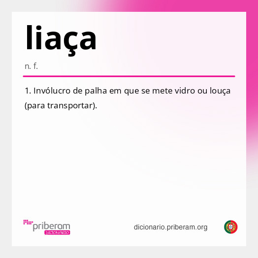 Significado de liaça