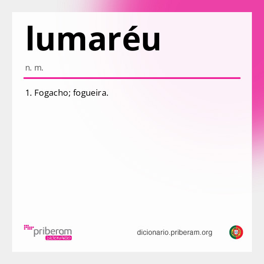 Significado de lumaréu
