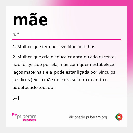 Significado de mãe