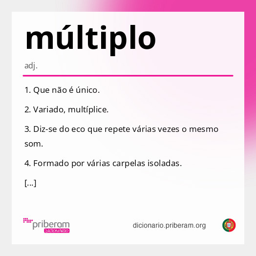 múltiplo