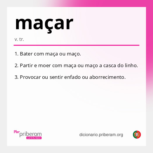 maçar