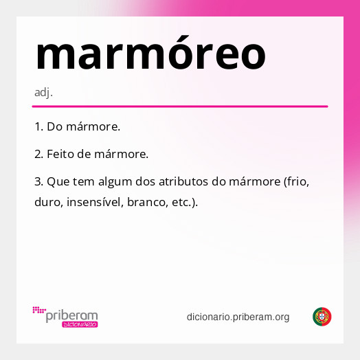marmóreo