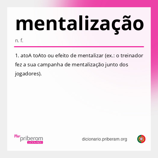 Significado de mentalização
