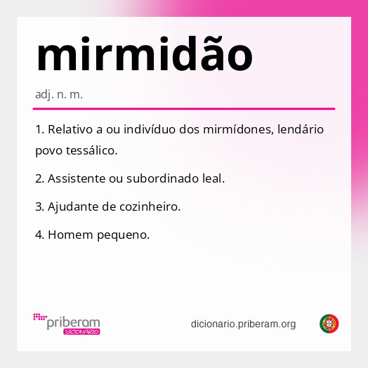 Significado de mirmidão
