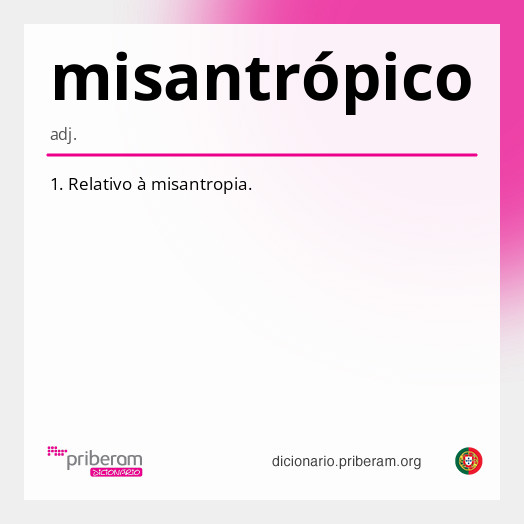 misantrópico