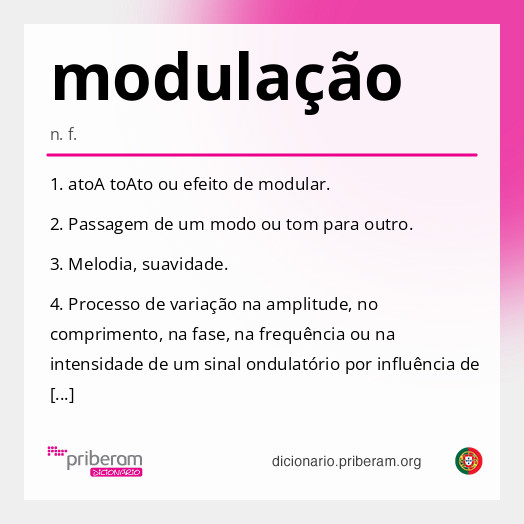 Significado de modulação