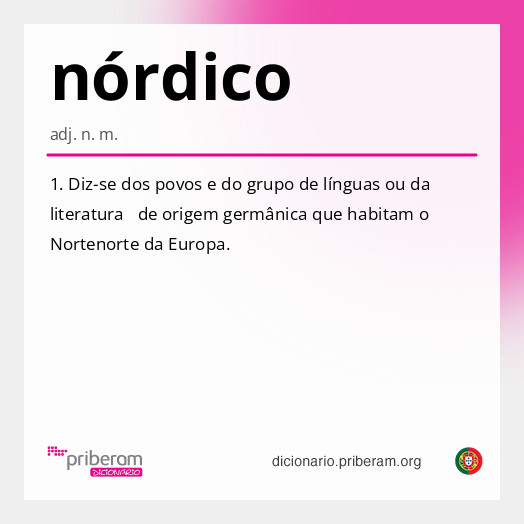 
   Significado de nórdico