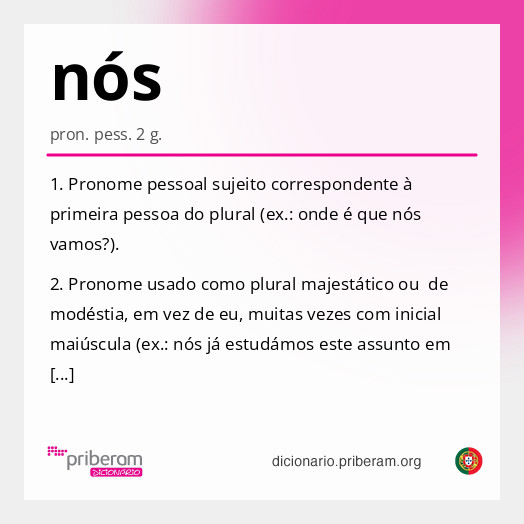 Significado de nós