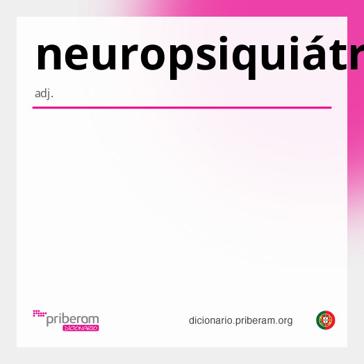 Significado de neuropsiquiátrico