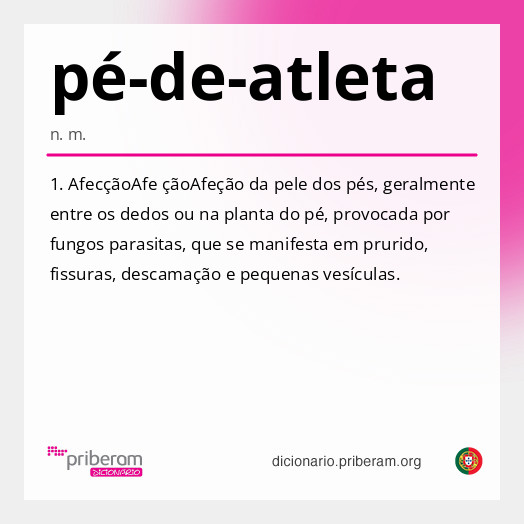 Significado de pé-de-atleta