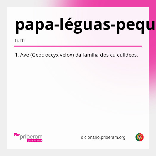 papa-léguas-pequeno