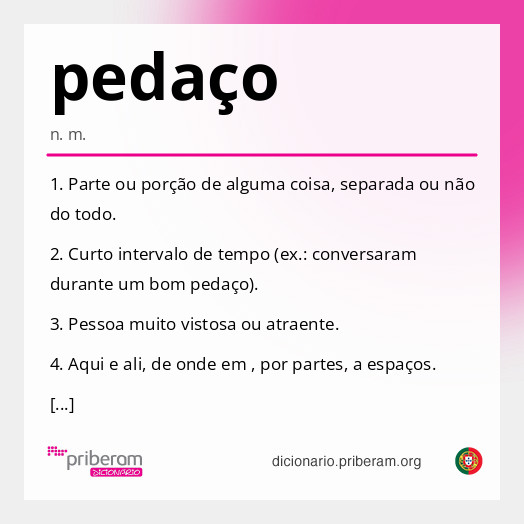 pedaço