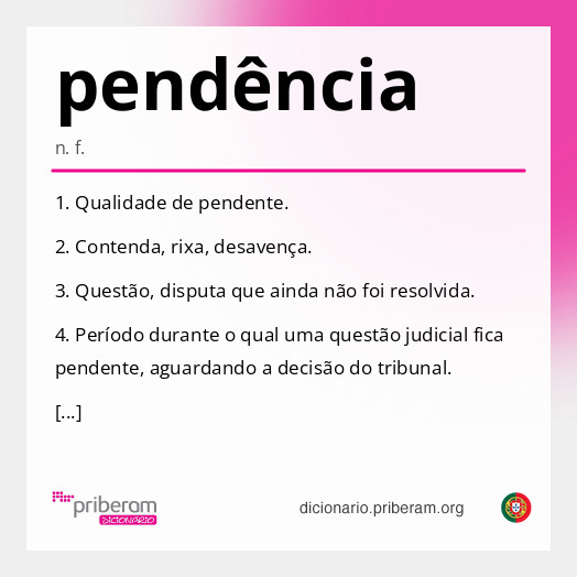 pendência