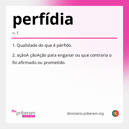 perfídia