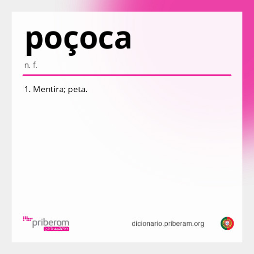 Significado de poçoca