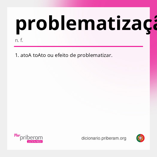 Significado de problematização