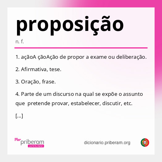 proposição