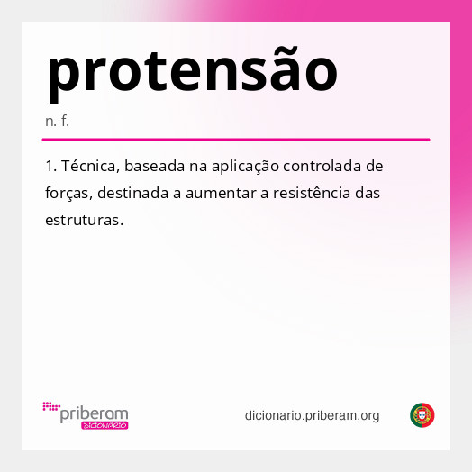 Significado de protensão