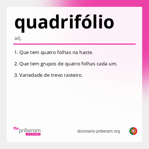 Significado de quadrifólio