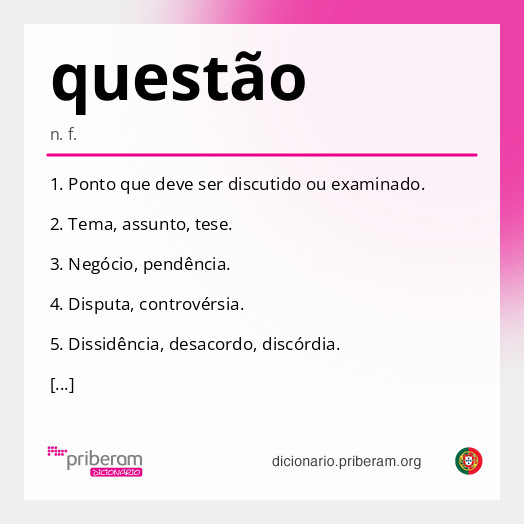 questão
