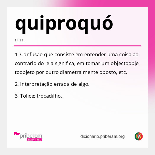 quiproquó