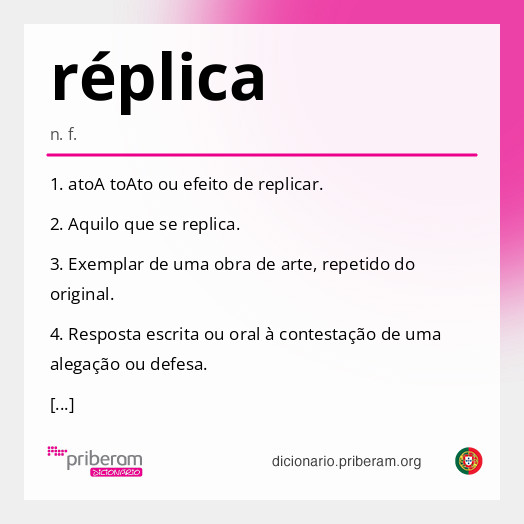 réplica