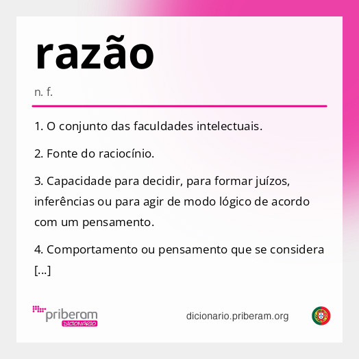 razão