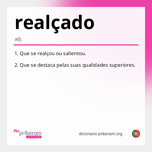 realçado