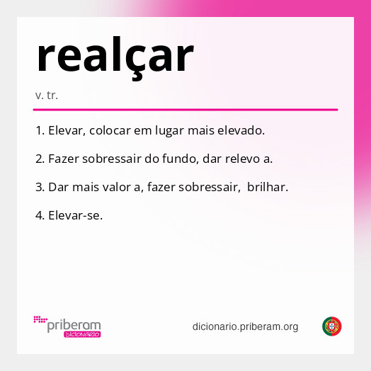 realçar